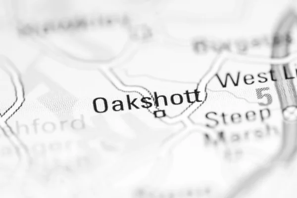 Oakshott Regno Unito Una Carta Geografica — Foto Stock