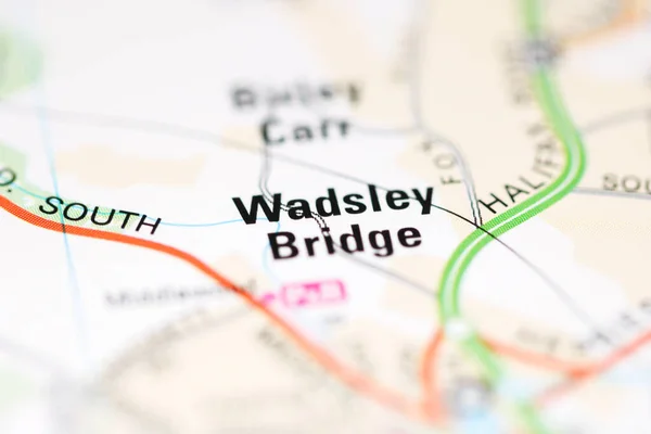 Ponte Wadsley Mapa Geográfico Reino Unido — Fotografia de Stock