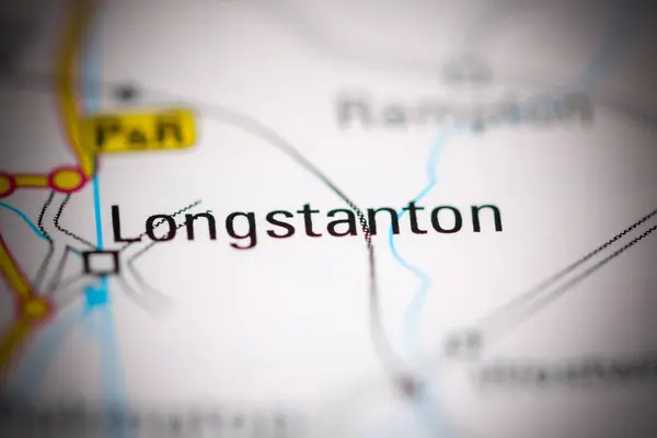 ロンストントン 地理地図上のイギリス — ストック写真