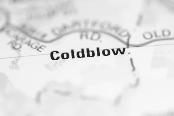 Coldblow Mapa Del Reino Unido —  Fotos de Stock