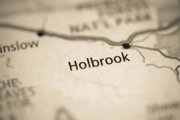 Holbrook Географічній Карті Сша — стокове фото