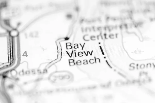 Bay View Beach Delaware Eeuu Mapa Geográfico — Foto de Stock