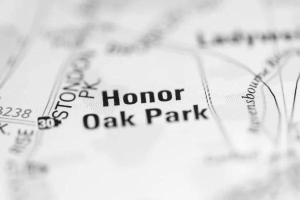 Honor Oak Park on a map of the United Kingdom