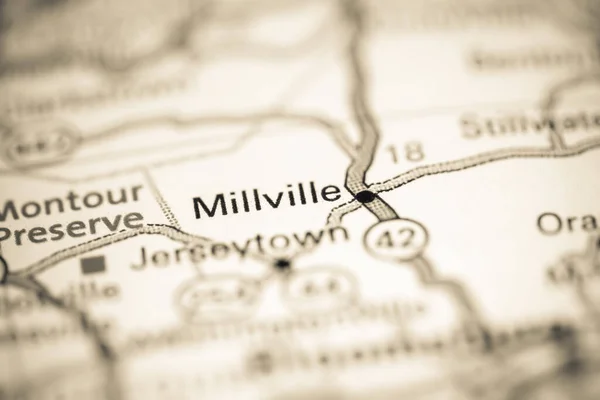 Millville Pennsylvania Eeuu Mapa Geográfico — Foto de Stock
