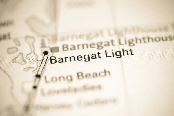 Μπάρνεγκατ Λάιτ Νιου Τζέρσι Ηπα Χάρτη Γεωγραφίας — Φωτογραφία Αρχείου