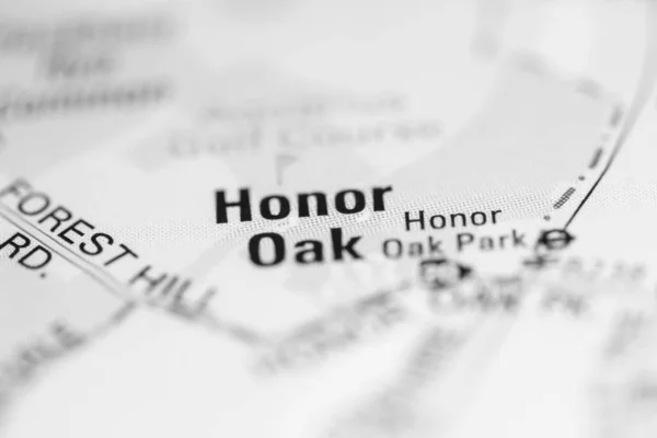 Honor Oak on a map of the United Kingdom