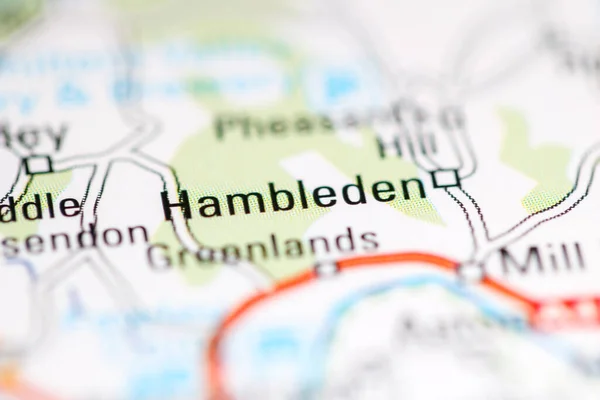 Hambleden. United Kingdom on a geography map