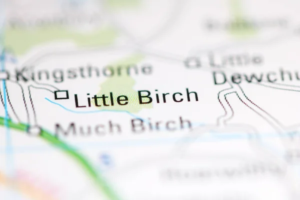 リトル バーチ 地理地図上のイギリス — ストック写真