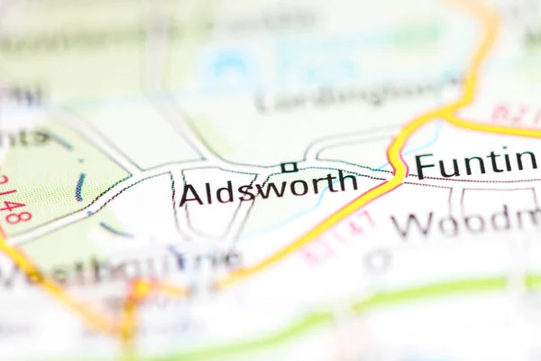 Aldsworth. United Kingdom on a geography map