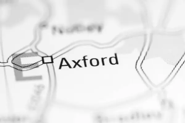 アクスフォード 地理地図上のイギリス — ストック写真