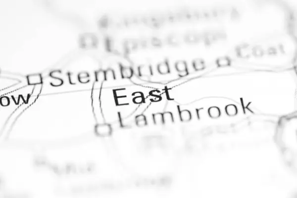 イースト ラムブルック 地理地図上のイギリス — ストック写真