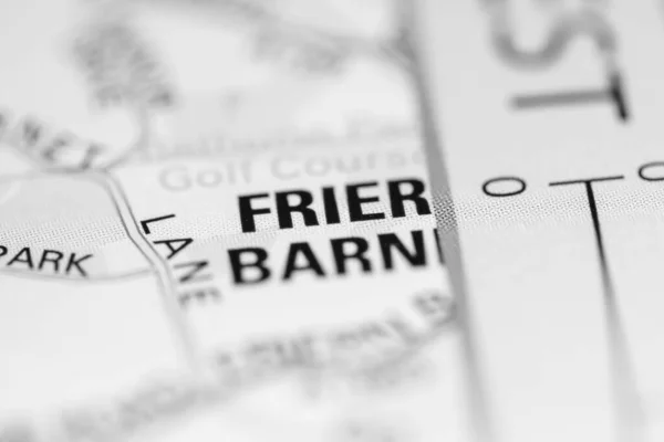 Frier Barn Map United Kingdom — Stock Photo, Image