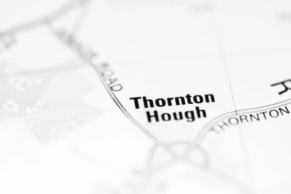 ソーントン英国の地理地図上でハウ — ストック写真