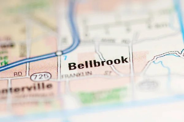 Bellbrook Amerika Birleşik Devletleri Haritasında — Stok fotoğraf