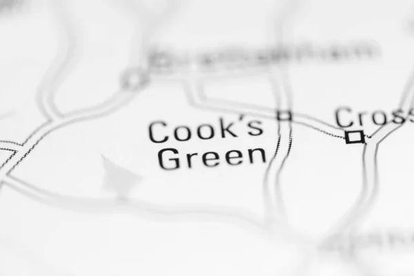 Зелений Кухар Велика Британія Географічній Карті — стокове фото