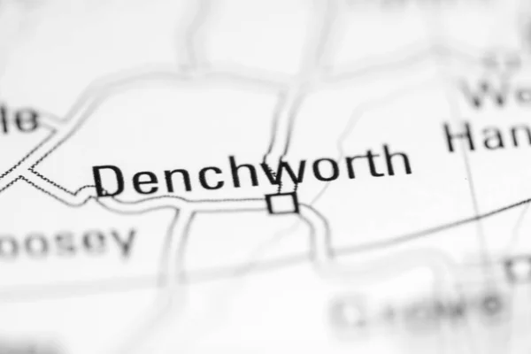 Denchworth Reino Unido Sobre Mapa Geografia — Fotografia de Stock