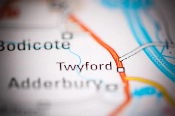 Twyford United Kingdom Geographical Map — 图库照片