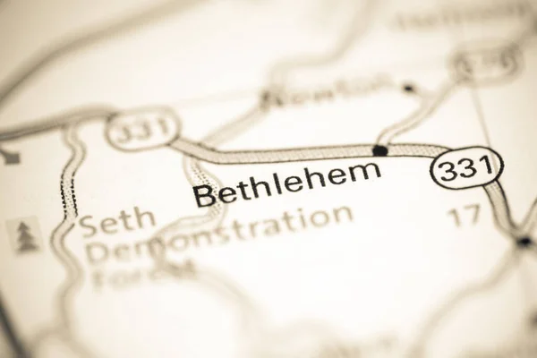 Betlejem Maryland Stany Zjednoczone Mapie Geograficznej — Zdjęcie stockowe