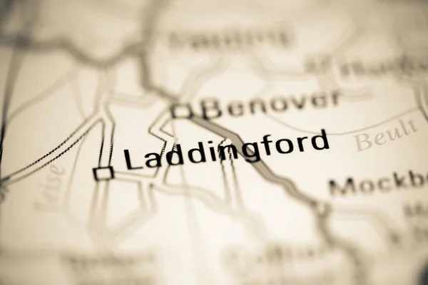 Laddingford United Kingdom Geographical Map — 图库照片