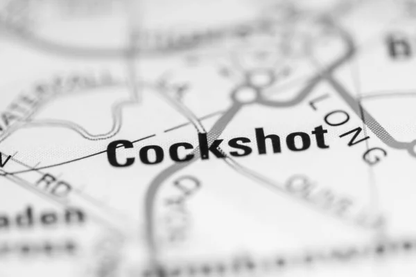 Cockshot Mapa Reino Unido — Fotografia de Stock