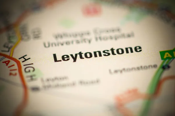 Leytonstone on a map of the United Kingdom