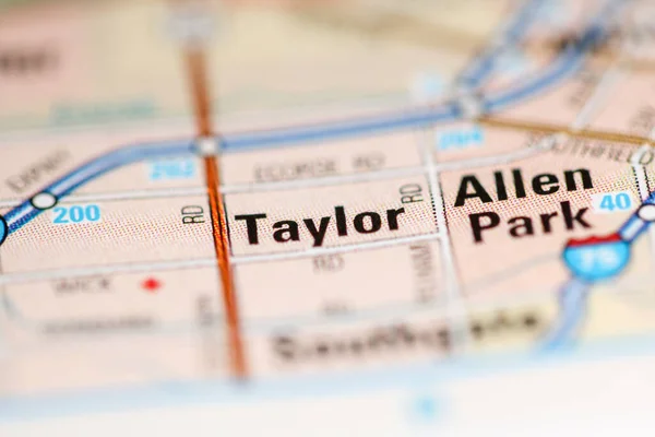 Taylor Χάρτη Των Ηνωμένων Πολιτειών Της Αμερικής — Φωτογραφία Αρχείου