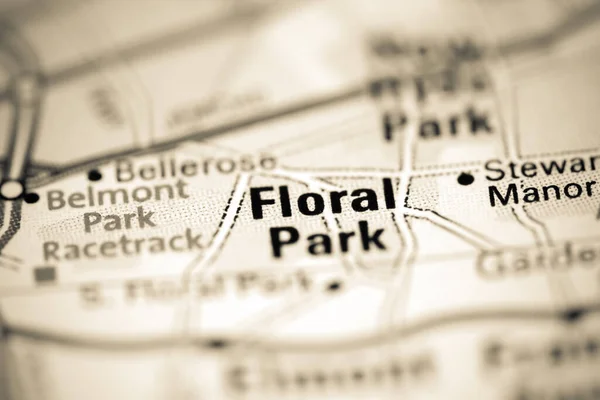 Floral Park on a geographical map of USA