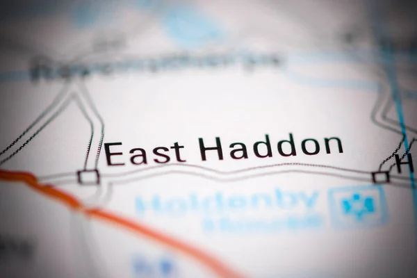 イースト ハドン 地理地図上のイギリス — ストック写真