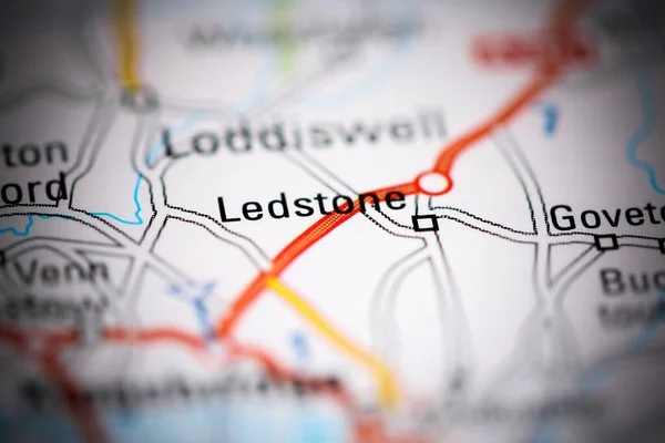 レドストーン 地理地図上のイギリス — ストック写真