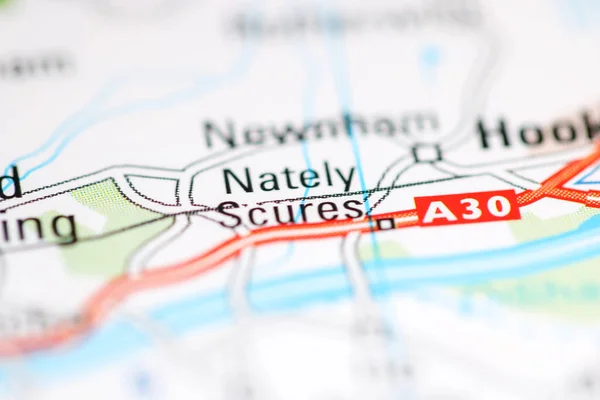 ネイティー スカーズ 地理地図上のイギリス — ストック写真