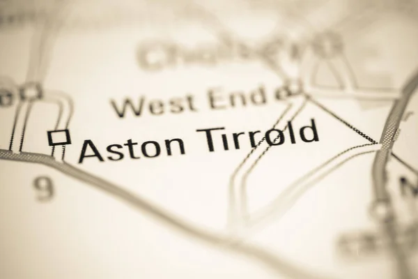 Aston Tirrold Regno Unito Una Carta Geografica — Foto Stock