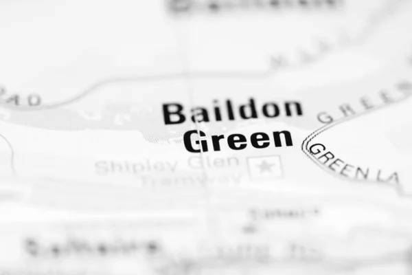 Baildon Green Γεωγραφικό Χάρτη Του Ηνωμένου Βασιλείου — Φωτογραφία Αρχείου