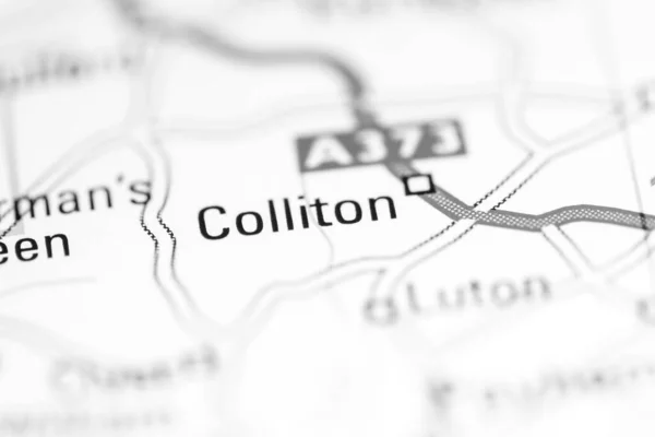 Colliton. United Kingdom on a geography map