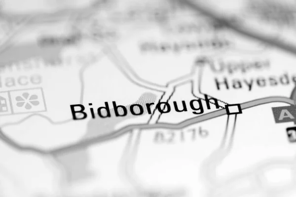 Bidborough Reino Unido Sobre Mapa Geografia — Fotografia de Stock