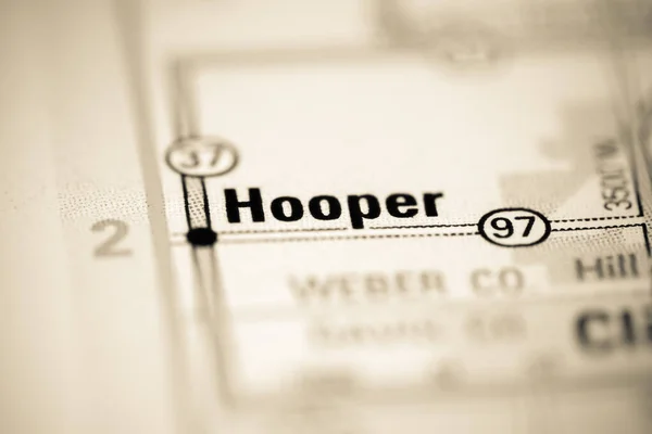 Hooper Mapa Geográfico Estados Unidos —  Fotos de Stock