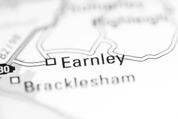 Earnley Reino Unido Sobre Mapa Geografia — Fotografia de Stock