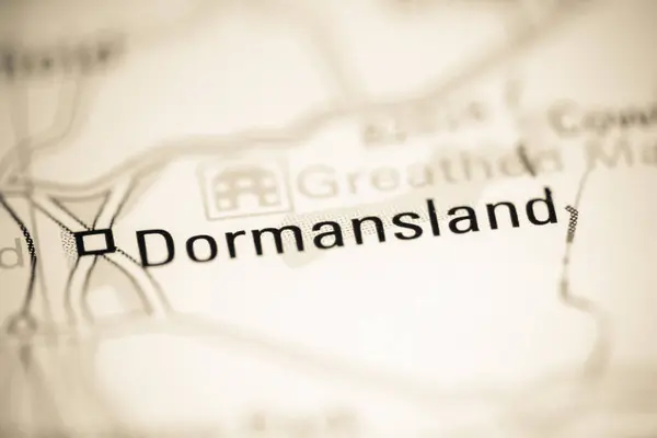 Dormansland Reino Unido Mapa Geográfico — Foto de Stock