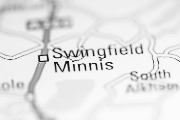 スイングフィールド ミニス 地理地図上のイギリス — ストック写真