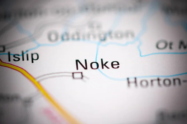 ヌーク 地理地図上のイギリス — ストック写真
