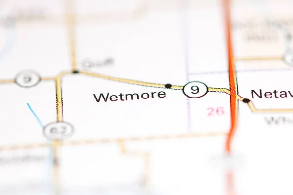 Wetmore Kansas Usa Mapě Geografie — Stock fotografie