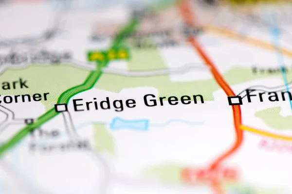 Eridge Green Regno Unito Una Carta Geografica — Foto Stock