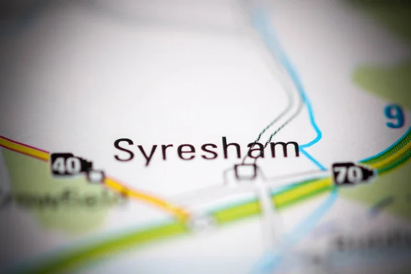 Syresham United Kingdom Geographical Map — 图库照片