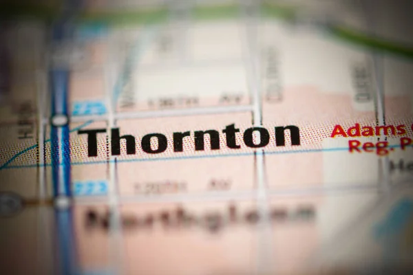Thornton Una Mappa Degli Stati Uniti America — Foto Stock