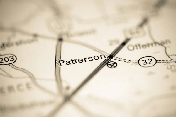 パターソン ジョージア 地理地図上のアメリカ — ストック写真