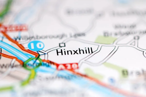 Hinxhill Reino Unido Sobre Mapa Geografia — Fotografia de Stock