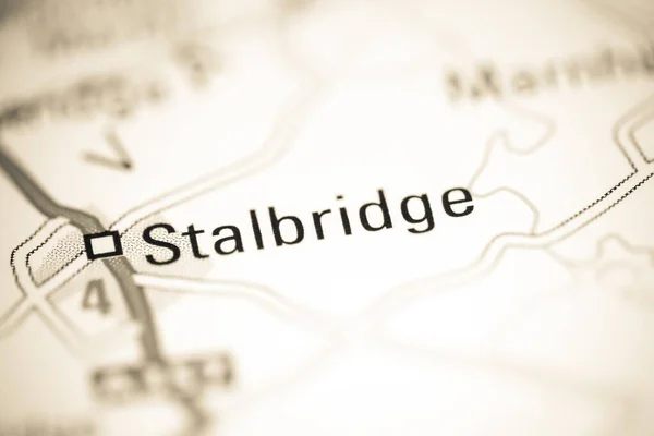Stalbridge Reino Unido Sobre Mapa Geografia — Fotografia de Stock