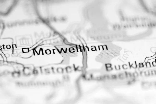 モーウェルハム 地理地図上のイギリス — ストック写真