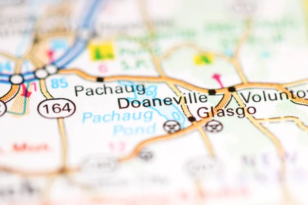 Doaneville Connecticut Eua Sobre Mapa Geografia — Fotografia de Stock