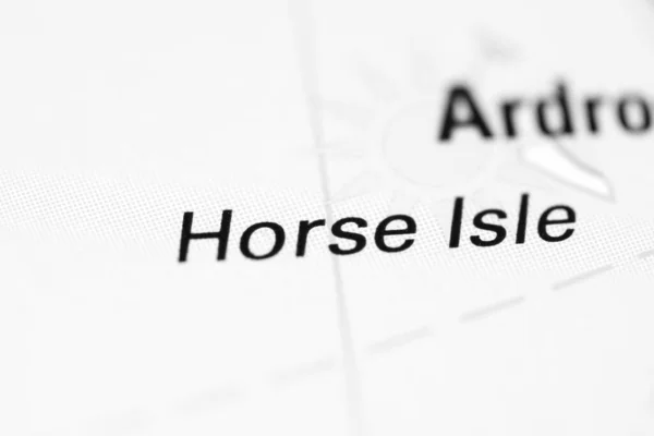 Horse Isel Γεωγραφικό Χάρτη Του Ηνωμένου Βασιλείου — Φωτογραφία Αρχείου