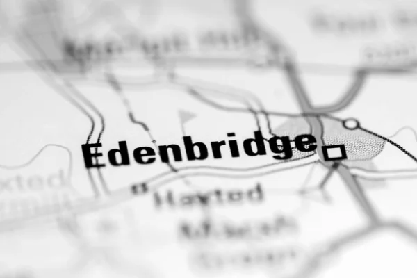 Edenbridge Reino Unido Sobre Mapa Geografia — Fotografia de Stock